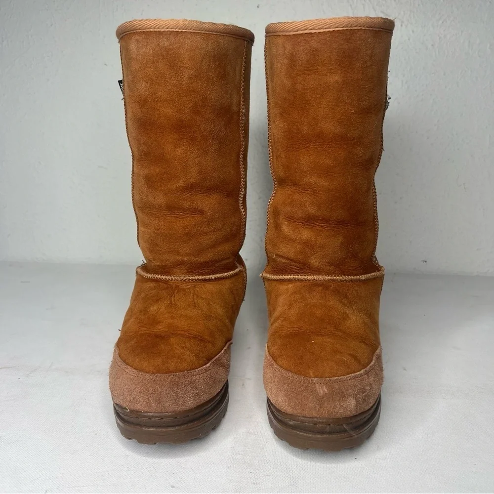 Warmbat Australia tan Sherpa mid calf boots